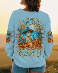 Maxcorners My Broom Broke So Now Halloween Camping All Over Print LM2101