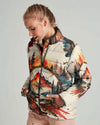 Maxcorners Not All Who Wander Are Lost Puffer Jacket LM2101