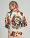Maxcorners Not All Who Wander Are Lost Puffer Jacket LM2101