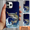 Maxcorners Dynamic Surface Feeding Design Custom Name Fishing Phone Case
