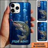 Maxcorners Underwater Bubble Custom Name Fishing Phone Case