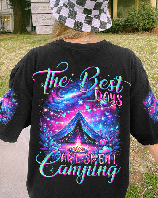 Maxcorners The Best Days Are Spent Camping All Over Print LM2101