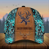 Maxcorners Premium Deer Hunting Personalized Hats 3D Multicolored
