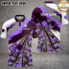 Maxcorners Pickleball Polo Dynamic Camo Paddle Design Multiple Options Personalized Name, Team Name 3D Shirt