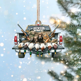 Maxcorners Duck Hunting Christmas Ornament