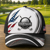 Maxcorners Iron Patriot Claw 3D Golf Personalized Name Cap