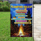 Maxcorners Camping Happy Campers Flag VT23