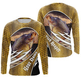 Maxcorners Customized Name Fish Reaper Carp Fishing 3D Shirts