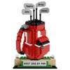 Maxcorners Best Dad By Par Golf Bag Ornament Christmas Golf Gift, Dad Golf Gift