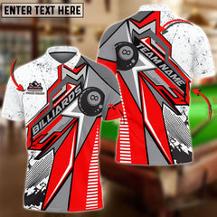 Maxcorners Billiards Ball 8 Grunge RC Personalized Name, Team Name Unisex Shirt ( 6 Colors )