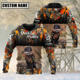 Maxcorners Custom Name Duck Hunting Shirt 3D All Over Printed Clothes