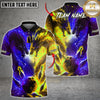 Maxcorners Bowling Fire and Ice Dragon Strike Multiple Options Personalized Name, Team Name 3D Shirt