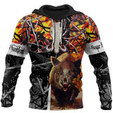 Maxcorners Wildlife Trail Camera Viewer 3D Over Printed Hoodie