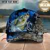 Maxcorners Fishing Splash Water Camo Personalized Name Classic 3D Cap (13 Breeds)