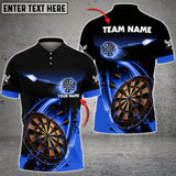 Maxcorners Fire Darts Personalized Name, Team Name 3D Shirt