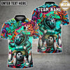 Maxcorners Bowling Shirt Cool Graffiti Ball Character Multioptions Personalized Name, Team Name Unisex 3D Shirt (4 Colors)