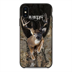 Maxcorners Deer Hunting Personalized Name Phone Case