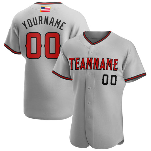 Maxcorners Custom Orange White-Purple Premium American Flag Fashion Baseball Jersey LM0210