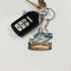 Maxcorners Crappie Fishing Funny Fishing Hat Cartoon Rustic Style Personalized Name Keychain