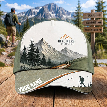 Maxcorners Hiking Personalized Name Cap