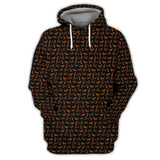 Maxcorners Halloween Golf Shirt, Funny Pattern Golf Shirt, Dachshund Golf Shirt For Men