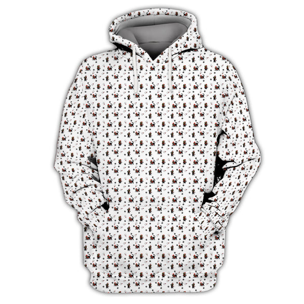 Maxcorners Funny Pattern Golf Shirt, Cat Golf Shirt, Christmas Golf Shirt For Pet Lover