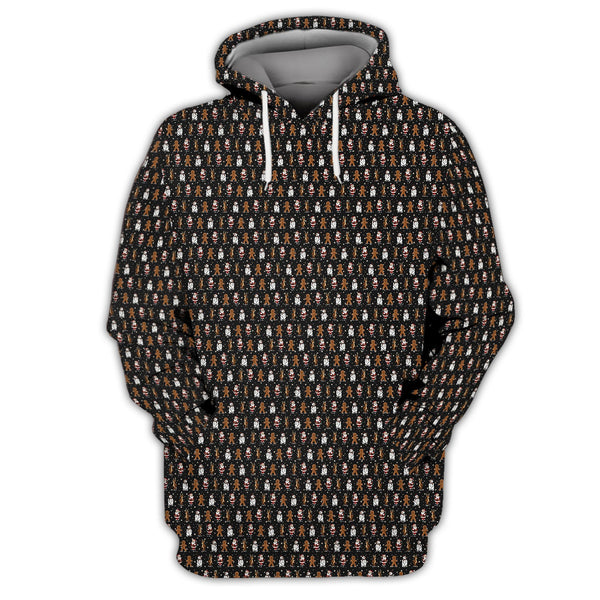 Maxcorners Christmas Golf Shirt, Funny Santa Pattern Golf Shirt, Xmas Golf Shirt