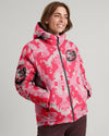 Maxcorners Girls Hunt Too Only Prettier Camo Puffer Jacket LM1601