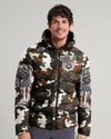 Maxcorners The Closer I Get To Nature Deer Camo Puffer Jacket LM2101