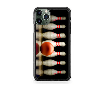Maxcorners Bowling Ball and Pins Fancy Hard Rubber TPU Slim Case Cover for iPhone 17 16 15 14 13 Max Mini pro Max 12 Plus X Max, iPod Touch 7 6
 Full Wrap Phone Case LM0812