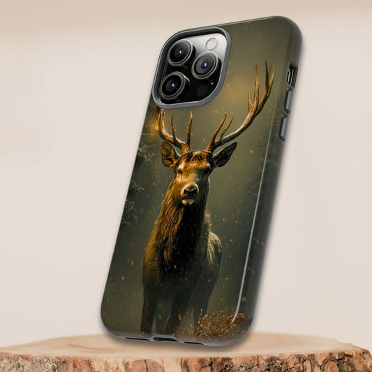 Maxcorners Deer Phone Case, Hunter Gift, Buck Tough Case fits iPhone 16 15 14 13 Galaxy Pixel, Deer Hunter Phone Case, Gift for Hunter Gift for Dad Him
 3D Phone Case LM0812
