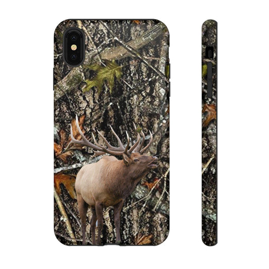 Maxcorners Camo Elk Phone Case: Hunting Accessories, Forest Design
 Full Wrap Phone Case LM0812