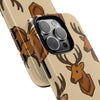 Maxcorners Mounted Elk Stylish Phone Case with Deer Design, Tough Case, Wildlife Decor, Outdoor Enthusiast Accessories, Hunting Phone Case
 Full Wrap Phone Case LM0812