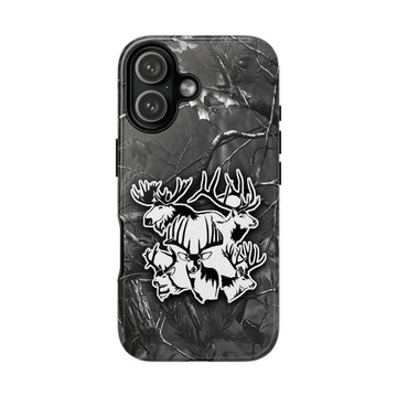 Maxcorners Big 5 North American Deer Phone Case | Wide Models Variety, Camouflage Deer Hunting Design, Christmas Present, Hunter's gift
 Full Wrap Phone Case LM0812