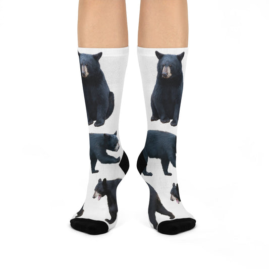 Maxcorners Perfect gift for Bear Fans - Colorful Bear socks, bear hunter gift, man gift, hunter gift, birthday gift, Christmas stocking stufferLM2611