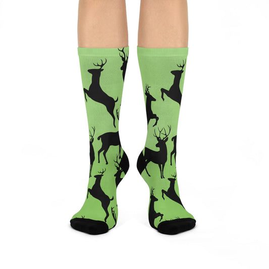 Maxcorners Perfect Deer Hunter gift - Deer socks, gift for hunter, hunting deer socks, birthday gift, Christmas stocking stuffer, unique Hunter giftLM2611