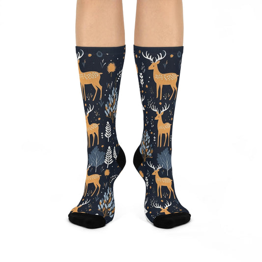 Maxcorners Perfect Hunters gift - Deer socks, gift for hunter, Deer Hunting socks, birthday gift, Christmas stocking stuffer, unique Dear gift ideaLM2611