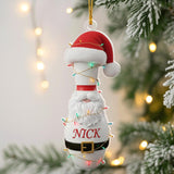 Maxcorners Personalized Bowling Christmas Ornament, Custom Name Bowling Ornament, Bowling Lovers Gift
 LM1111