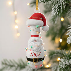 Maxcorners Personalized Bowling Christmas Ornament, Custom Name Bowling Ornament, Bowling Lovers Gift
 LM1111
