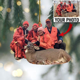 Maxcorners Custom Photo Hunting Ornament Gift for Deer Hunter