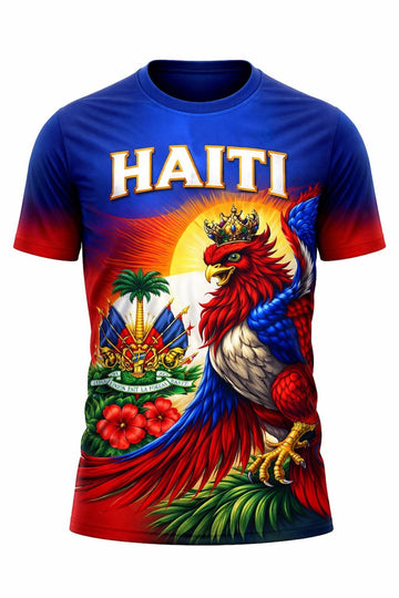 Maxcorners Haiti Soccer Celebration Shirt Personalized 3D Football Jersey For Fans And Supporters