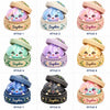 Maxcorners Dumpling Ornament Cute Sparkle Glitter Dumpling Character Woven Steamer Basket Flowers Personalized Christmas Ornament