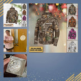 Maxcorners Custom Photo Hunter Ornament Gift for Hunting Lovers