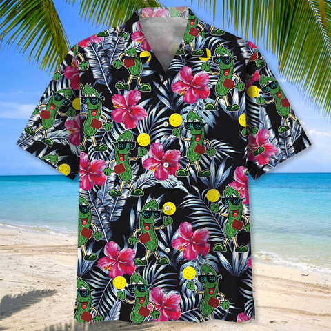 MaxCorners Pickleball 3D Hawaiian Shirt
