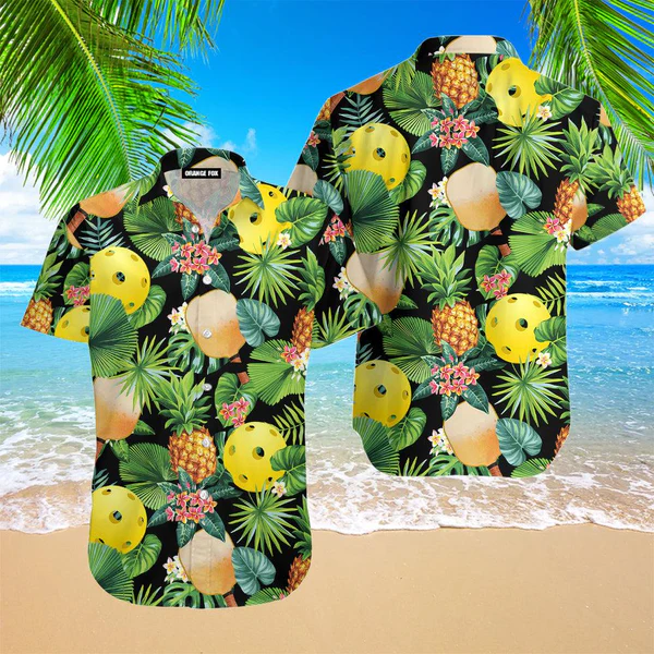 MaxCorners Pickleball 3D Hawaiian Shirt