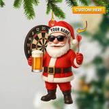 Maxcorners Christmas Darts Santa Home Decor, Christmas Ornament, Personalized Ornament