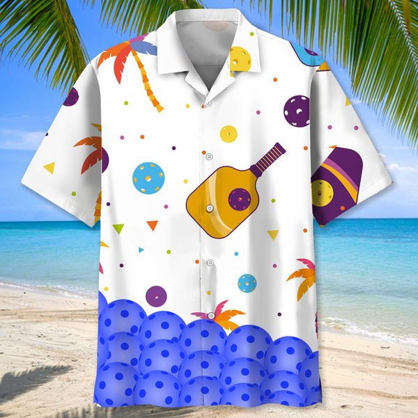 MaxCorners Pickleball 3D Hawaiian Shirt