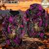 Maxcorners Deer Hunting Sharp Geometric Woodland Camo Personalized Name 3D Hoodie
