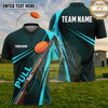 (5 Colors) Maxcorners Trap Shooting PULL Shotgun Clay Target Racing Stripes Multiple Options Personalized Name, Team Name 3D Shirt