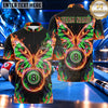 Maxcorners Flaming Butterfly Wings 8 Ball Pool Multiple Options Personalized Name, Team Name 3D Shirt